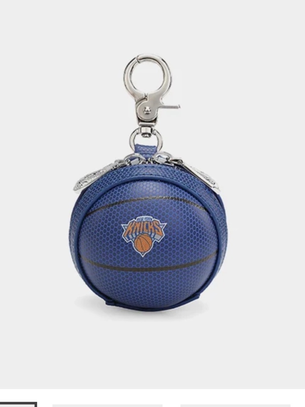 NBA Knicks Mini Basketball Keychain Pouch